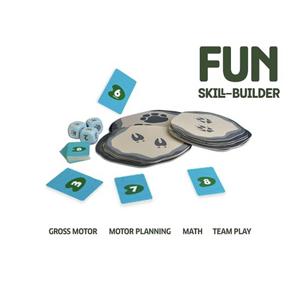 Chalk and Chuckles, Stepping Stones Game for Kids Age 4-8 Year | Outdoor and Indoor Game