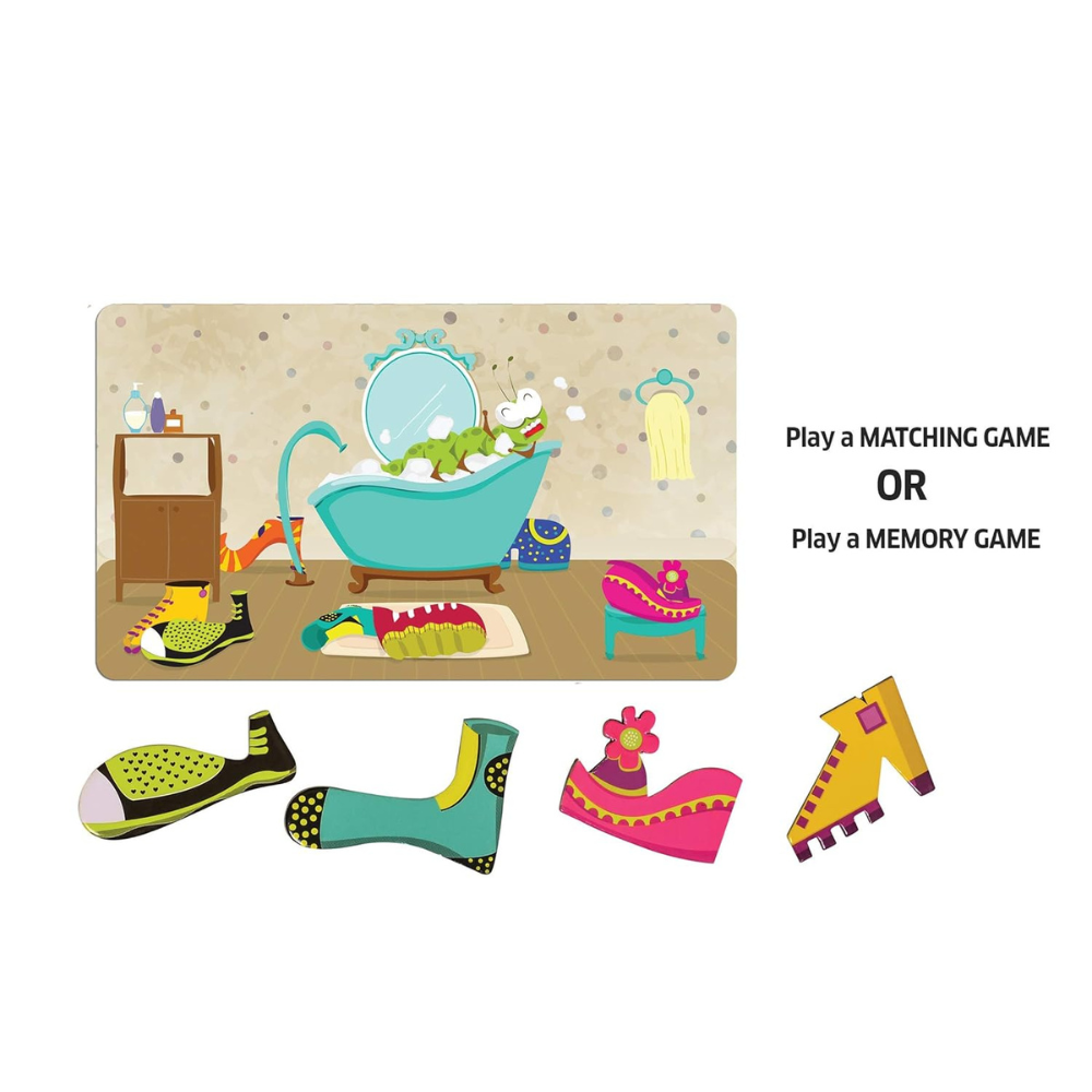 Chalk and Chuckles Caterpillar Clutter, Memory Matching Card Game | Educational Gifts for Kids