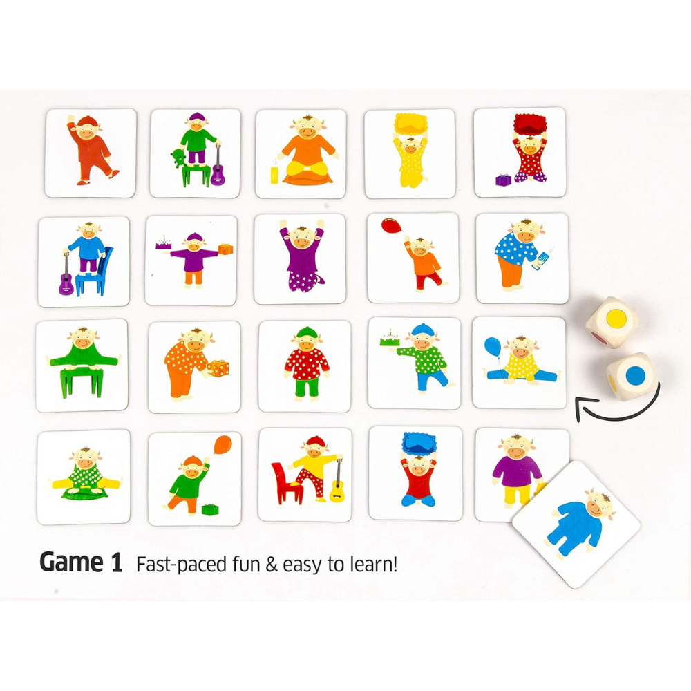 Chalk and Chuckles Pyjama Party Fun Educational Colour Matching | Logic Preschool Brain Game for Kids