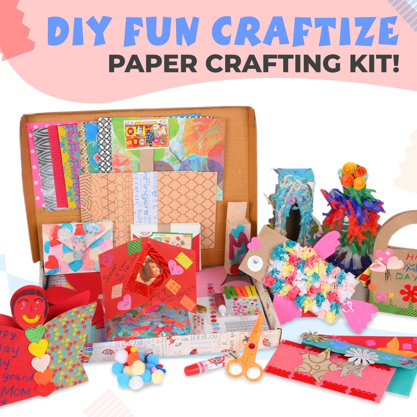 DIY Unique Crafting Accessories Box