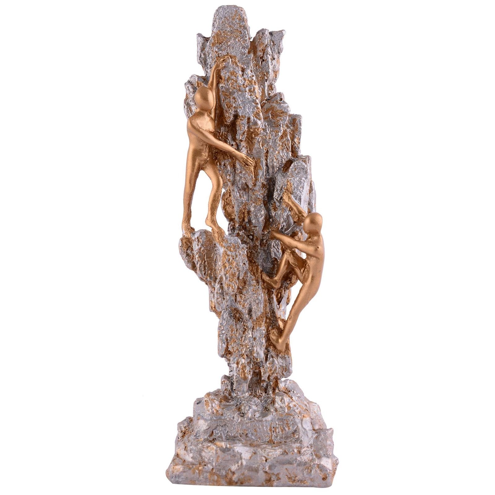 Men Sitting on Ball Showpiece for Home Decor Showpiece, Atlas Sculpture for Office Table Décor multicolour
