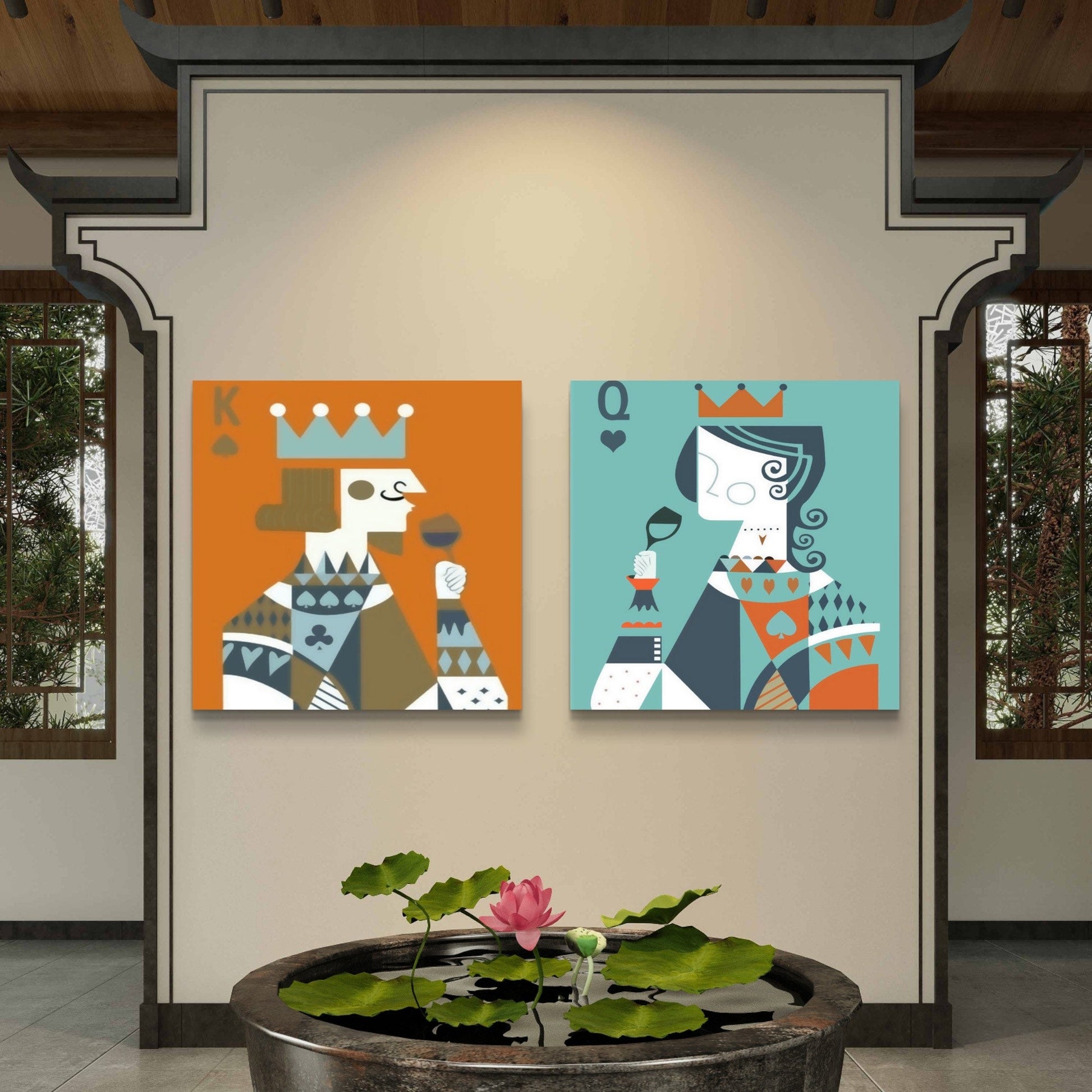 Modern Poker King - Raja Rani Collection