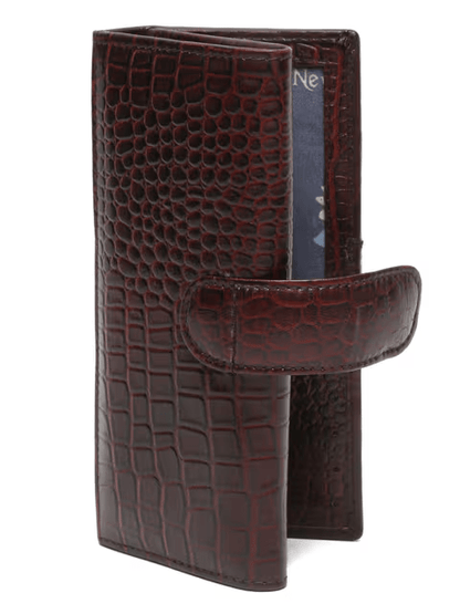 Women brown Leather Clutch