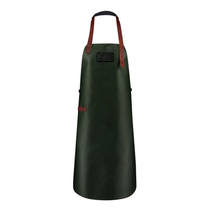 CraftShades leather Apron for Men Green Colour