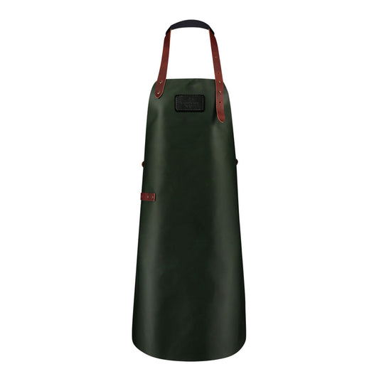 CraftShades leather Apron for Men Green Colour