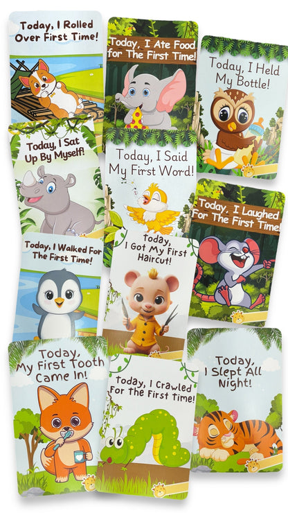Newborn Baby Milestone Cards