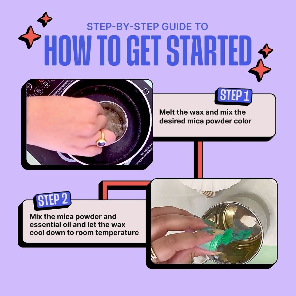 DIY Shell Candle Kit