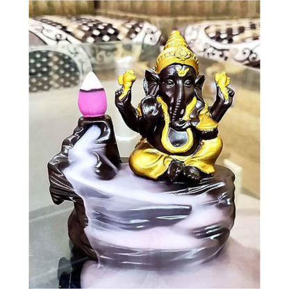 Ecraftindia Ganesha Smoke Backflow Incense Holder