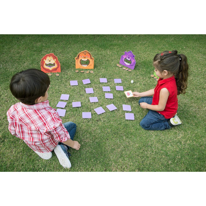 Chalk and Chuckles Hungry Four, Memory Game, Age 3-7 Years Old | Preschool Educational Activity Kit for Kids