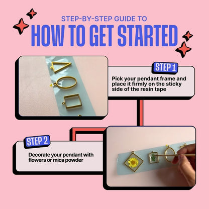 DIY UV Resin Pendant Kit