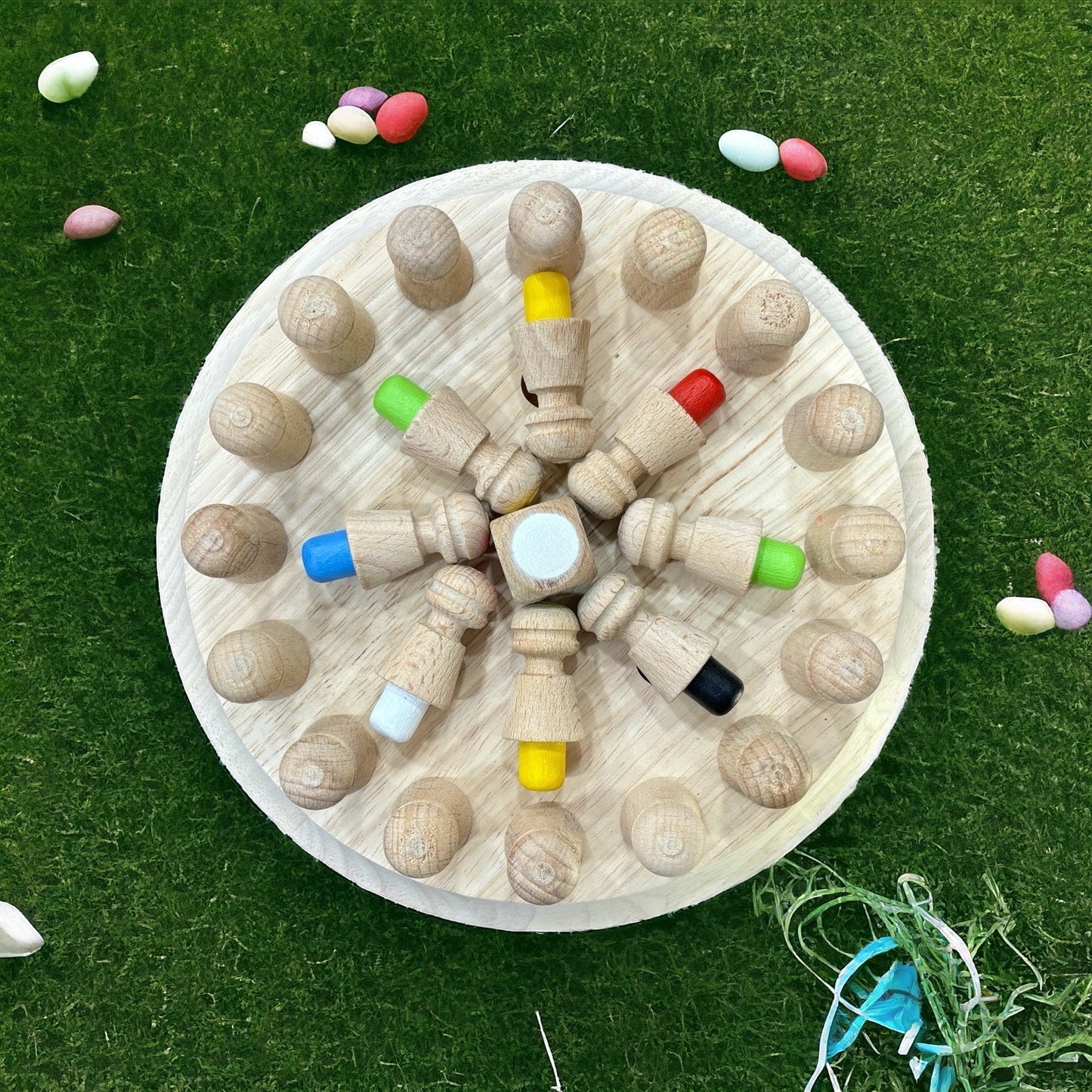 Matching Wooden Memory Chess Game