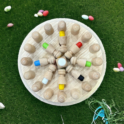 Matching Wooden Memory Chess Game