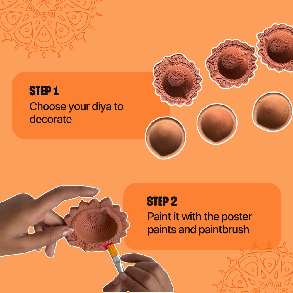 DIY Diya Decoration Kit
