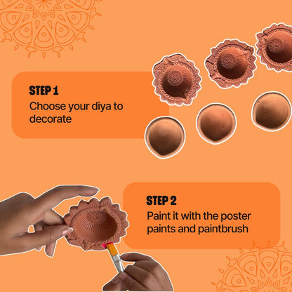 DIY Diya Decoration Kit