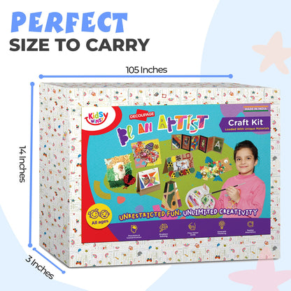Be An Artist Bumper DIY Craft Kit- All in 1 pack with 300+ pcs and over 20 Activities