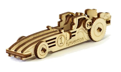 Funvention- for Little Scientist in Every Kid Fun Models DIY Miniature Mechanical Self Assembly Wooden Models- Set of 4