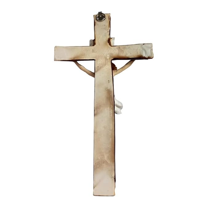 Newven Holy Cross Showpiece Idol Catholic Wall Decorative Christian Statues