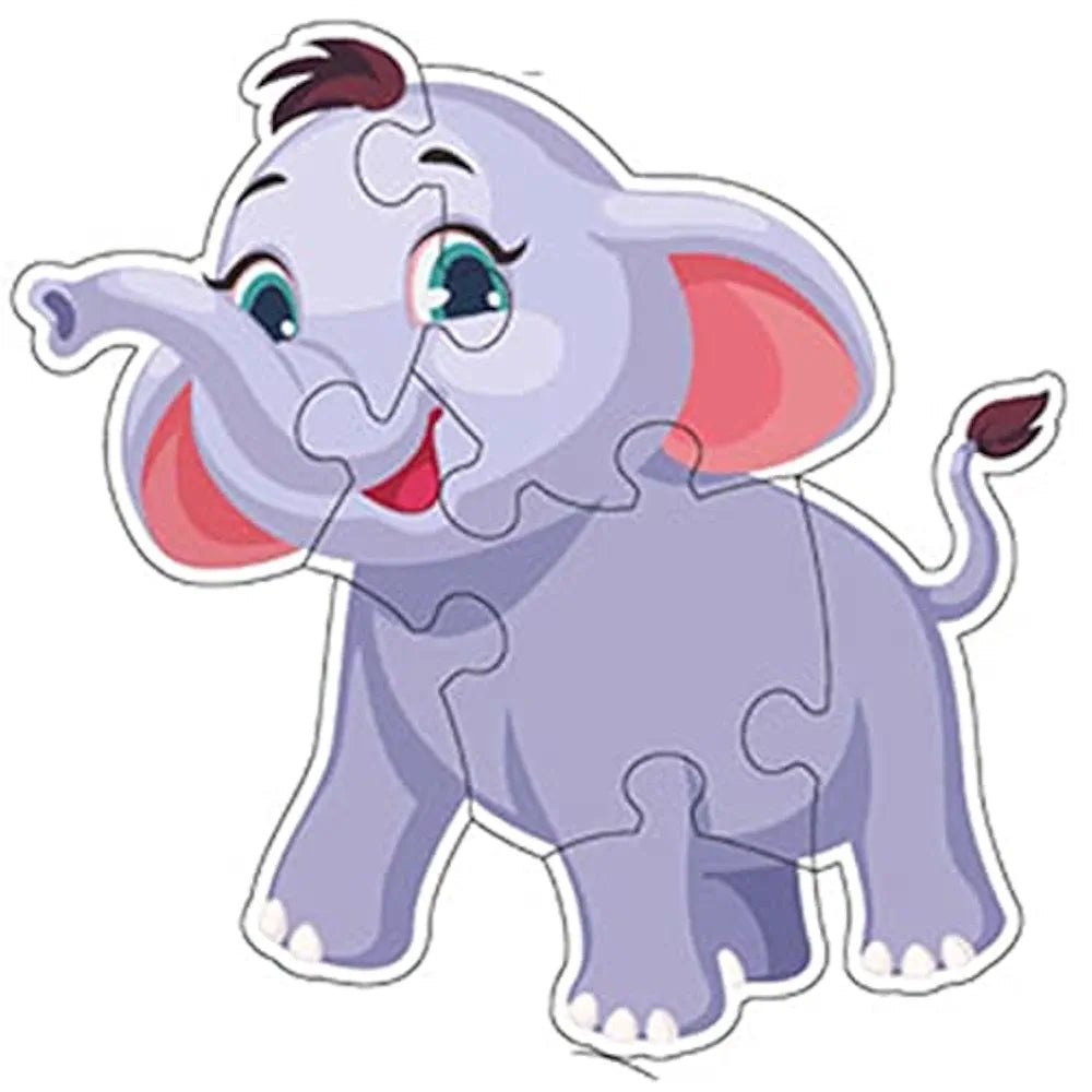 Popcorn Games & Puzzles Baby Animals Puzzle for 3 Years Old & Above