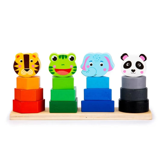 KIDS KINDLY Wooden Geometric Puzzle Toy Set Pegboard Monteszori Game for Early Learning Education Color Sorting Stacking Shapes Monteszori Developmental Gift for Toddlers Boys Girls Age 2 Years Plus