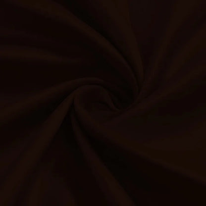 Divine Casa Premium Micro Satin Semi Blackout Door Curtains Solid Design Size 7 Feet Elegant Look & Light Control Colour Brown (Pack of 2)