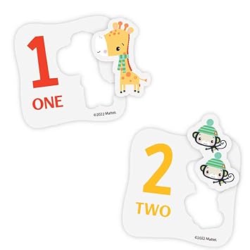 Fisher-Price 20 Pieces Early Learning Self-Correcting Number & Learn to Count Puzzle Counting 1 to 10 for Kids