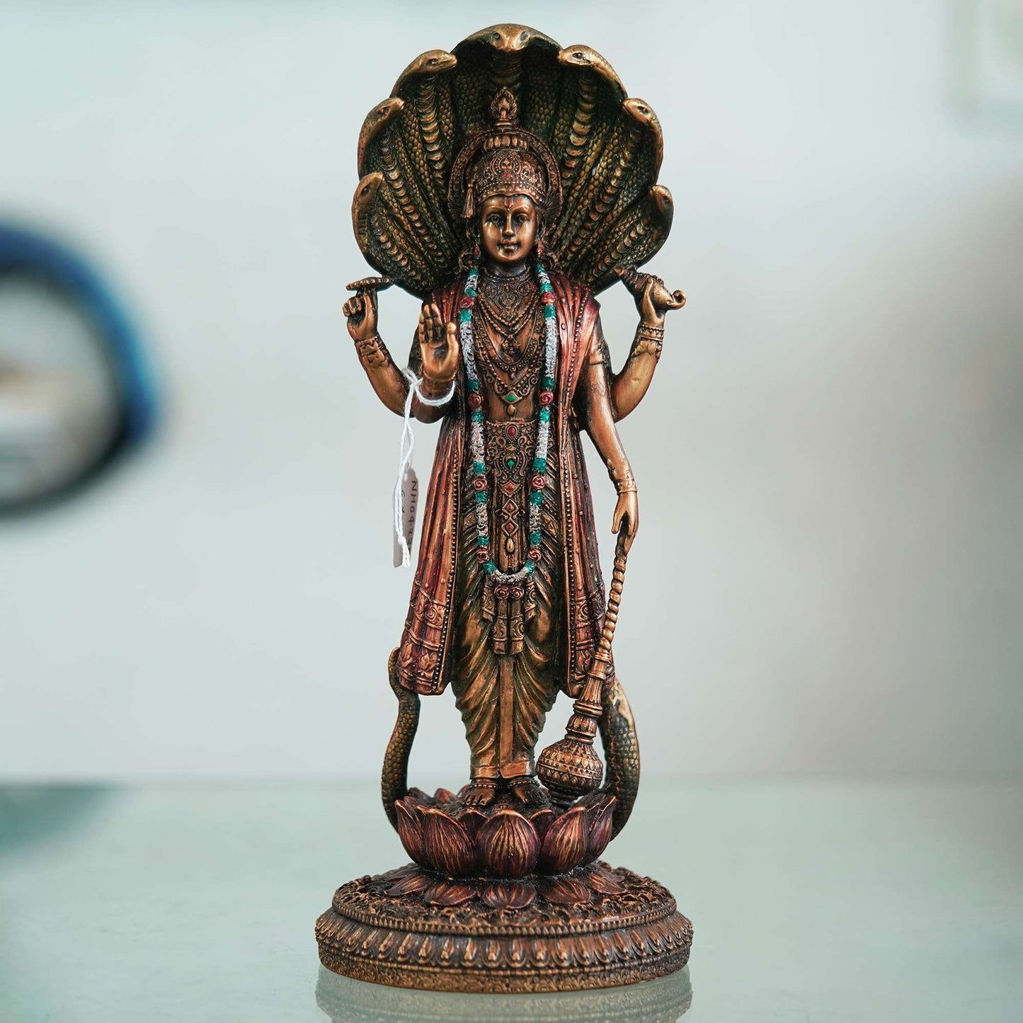 Lord Vishnu Idol A Sacred Representation of the Preserver