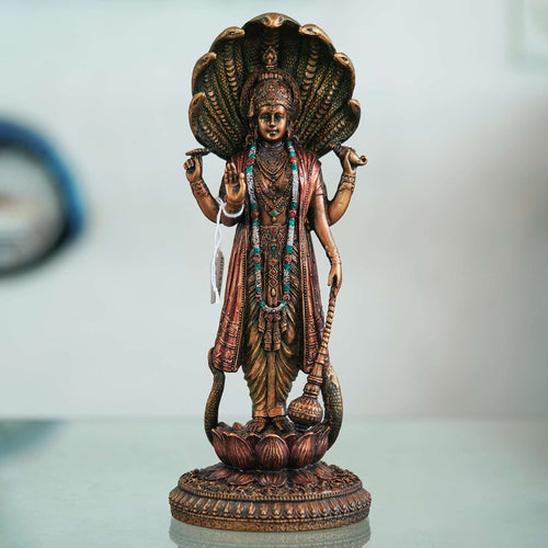 Lord Vishnu Idol A Sacred Representation of the Preserver