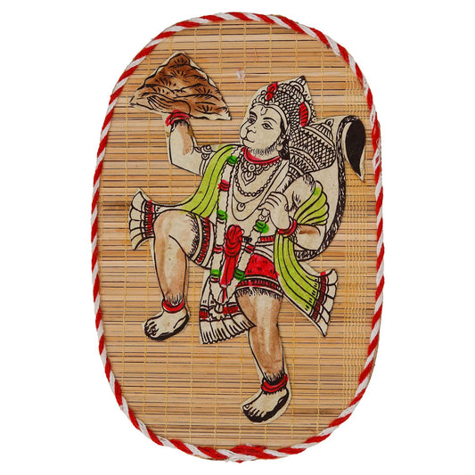 Bamboo Hand Crafted Wall Hangings Of Hanuman Ji For Home D’cor | Bamboo Art For Wall D’cor