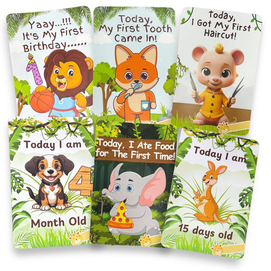 Newborn Baby Milestone Cards