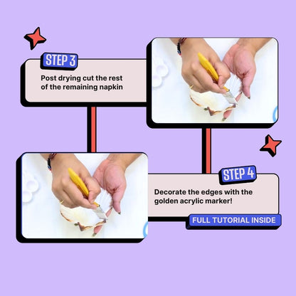 DIY Decoupage Shells Kit