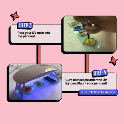 DIY UV Resin Pendant Kit