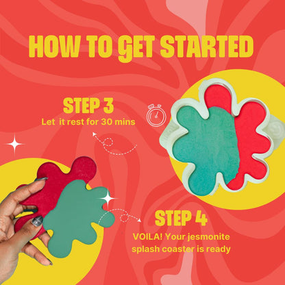 DIY Jesmonite Splash Coaster Kit