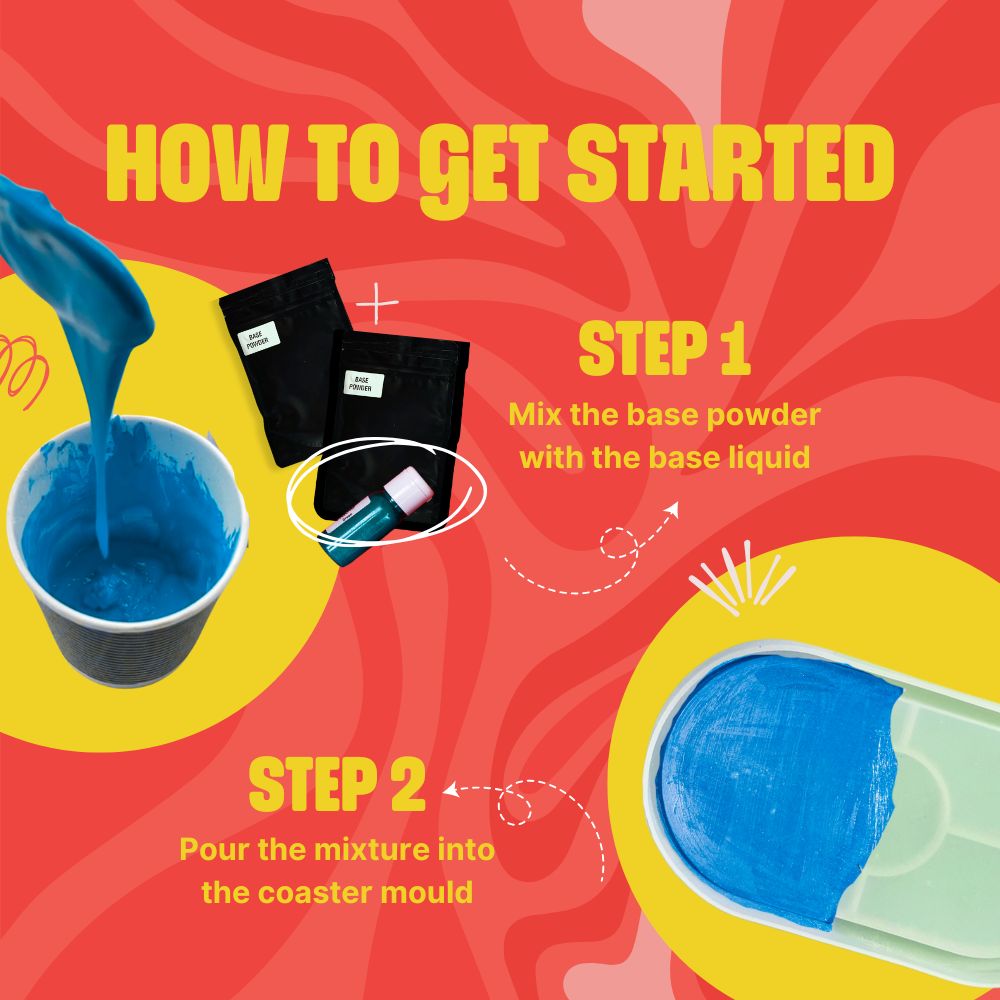 DIY Jesmonite Terrazzo Trinket Tray Kit