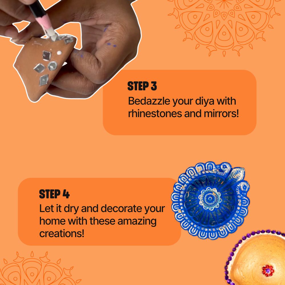 DIY Diya Decoration Kit