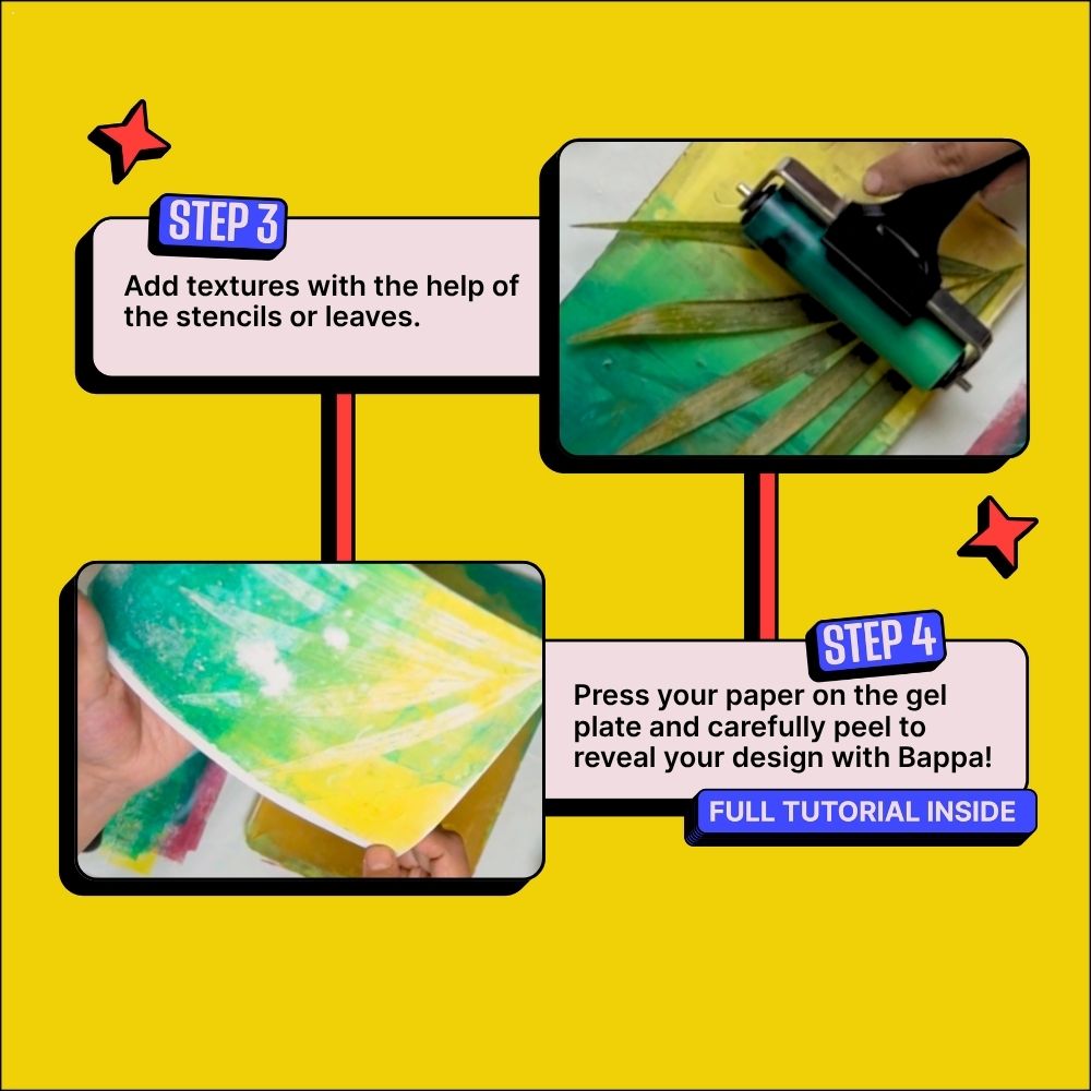 DIY Gel Plate Monoprinting Kit