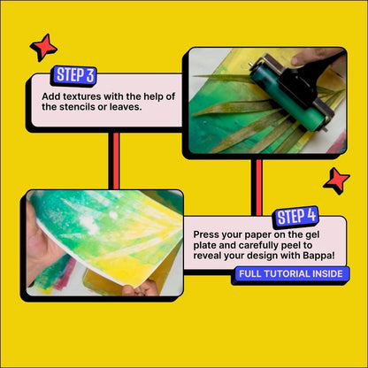 DIY Gel Plate Monoprinting Kit