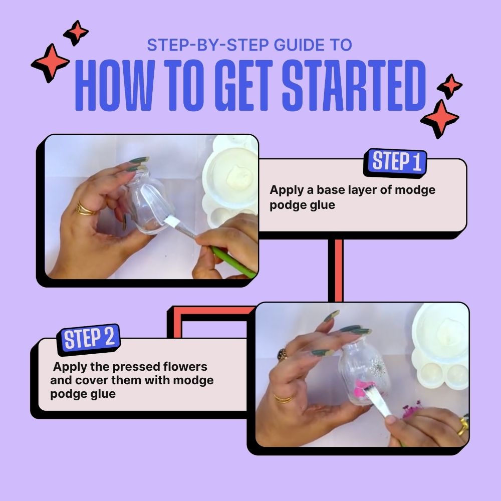 DIY Floral Glow Jar Kit