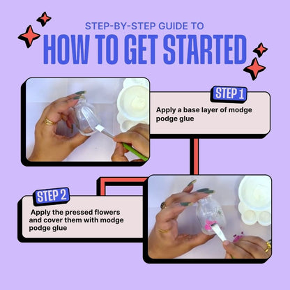 DIY Floral Glow Jar Kit