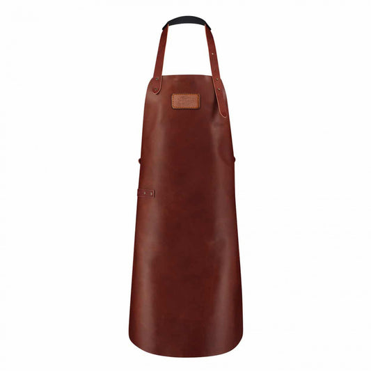 CraftShades leather Apron for Men Full Brown Colour
