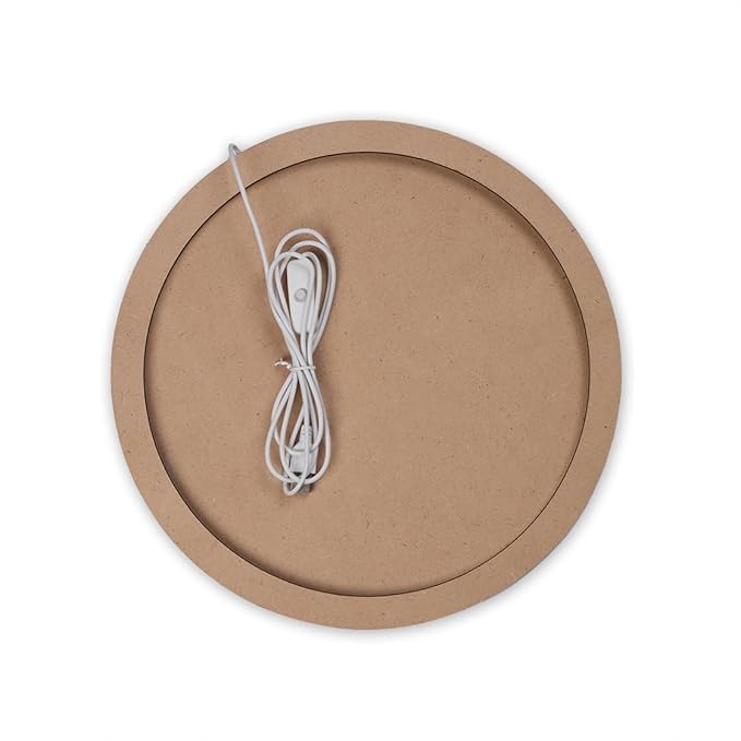 Hobby India Diy Moon Lamp Kit Wall Mural With Night Light | Home Decor