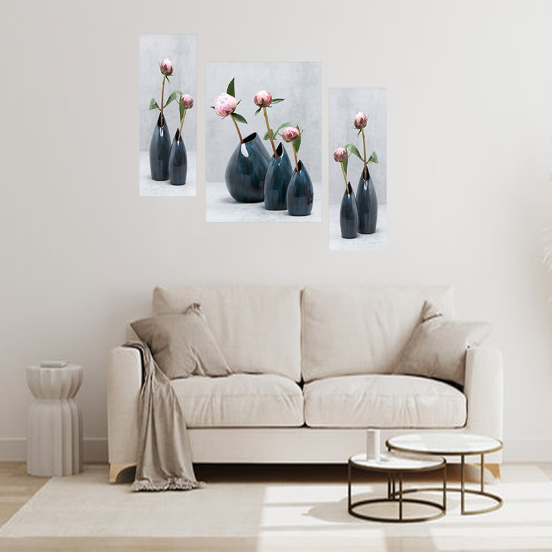 Set Of 3 Digital Wall Painting
