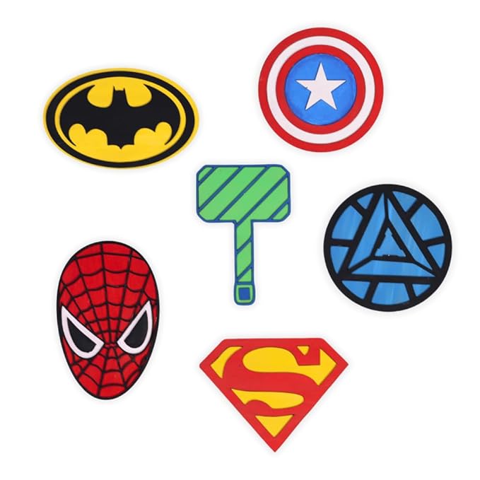 Hobby India Geometric Superhero Diy Kit Wall Art Decor Wood Children Room Wall Decoration