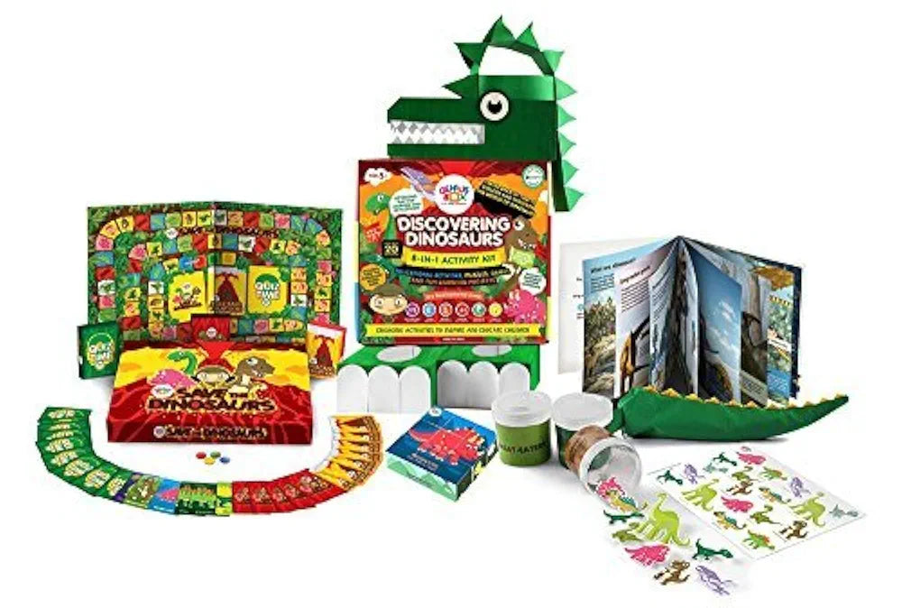 Genius Box - Play some Learning Educational Toy for 5+ Year Age: Discovering Dinosaurs DIY, Activity Kit, Learning Kit, Educational Kit, STEM Toy 16 Activity Kit