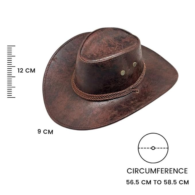 The Tie Hub Western Cowboy Hat for Men