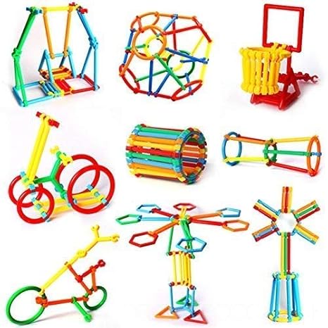 FunBlast Building Block Toy for Kids Creative Educational Toys Geometric Block Building