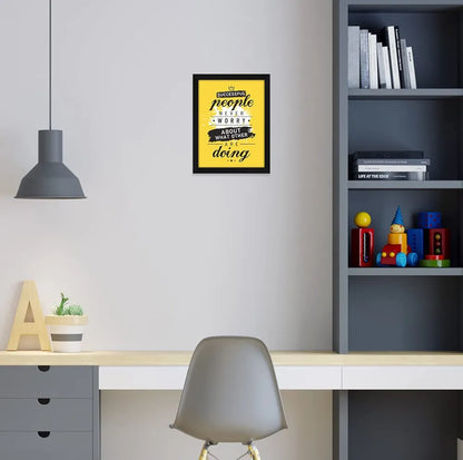 ArtX Paper Motivational Quotes Successful People Wall Frame Art Painting