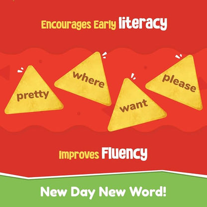 Bloomingo Learning Kit | Sight Words With Nachos | Learn Words With Nachos, Boosts Early Literacy & Confidence With Fun Word Challenges