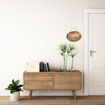 Blue Finch Welcome Home Wall Hanging Decor for Home Entrance Decor or Front Door Hanging Decor