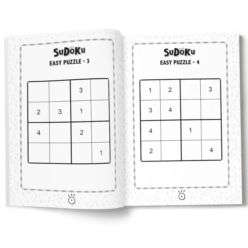Sudoku Level 1 Easy for Kids  - Ultimate Brain Games: 120+ Simple Brain-Boosting Puzzles for Young Minds - | The Book Tree Books