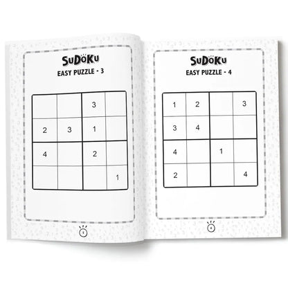 Sudoku Level 1 Easy for Kids  - Ultimate Brain Games: 120+ Simple Brain-Boosting Puzzles for Young Minds - | The Book Tree Books